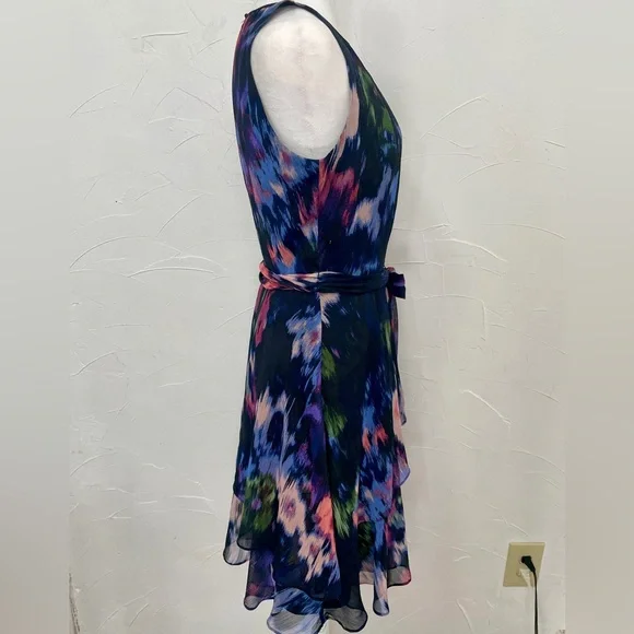 Tahari Arthur S. Levine floral print a-line dress - Picture 4 of 10